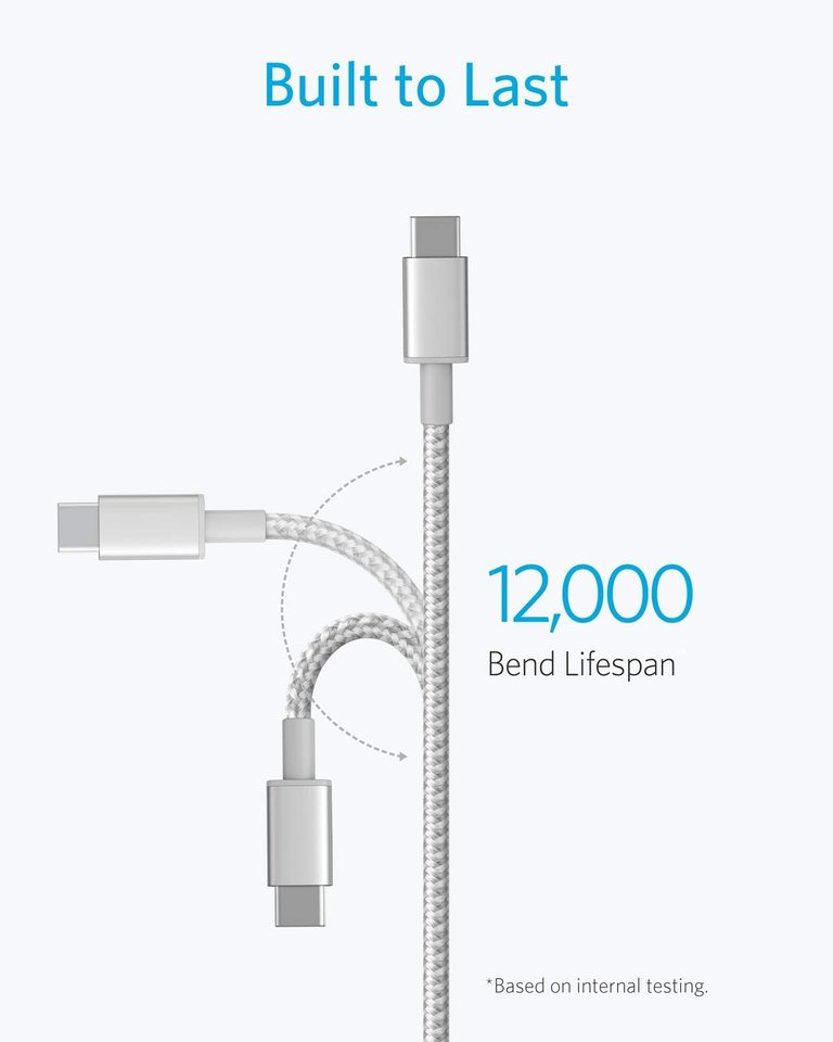 Anker cable with 12,000 bend lifespan for durability