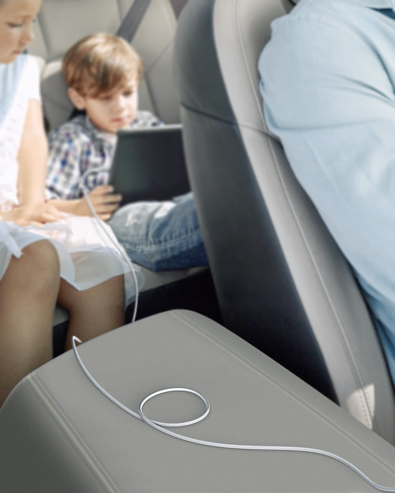 Anker USB-C cable with long length for backseat device charging