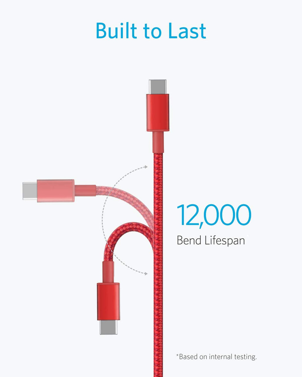 Anker cable with 12000 bend lifespan for durability